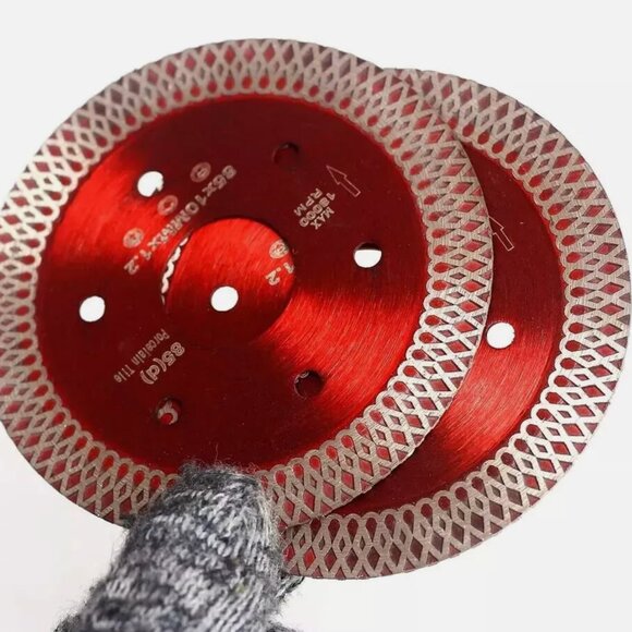 4 inch Tile Cutter Diamond Saw Blades 2 Ceramic Cutting Disc Wheels for Marble - Picture 2 of 4